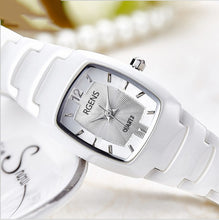 Load image into Gallery viewer, female Man casual Watches Diamond 2017 new brand clocks Luxury couple men women ceramics Wristwatch fashion quartz waterproof