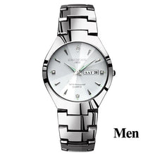 Load image into Gallery viewer, Couple Watches for Lovers Kingnuos Brand Quality Quartz Wrist Watch Men and Women Watches Date Week Luminous Display Pair Hours