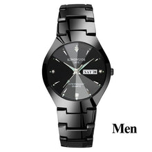 Load image into Gallery viewer, Couple Watches for Lovers Kingnuos Brand Quality Quartz Wrist Watch Men and Women Watches Date Week Luminous Display Pair Hours