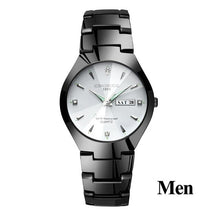 Load image into Gallery viewer, Couple Watches for Lovers Kingnuos Brand Quality Quartz Wrist Watch Men and Women Watches Date Week Luminous Display Pair Hours
