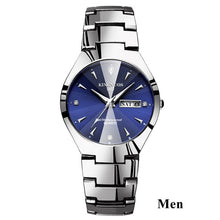 Load image into Gallery viewer, Couple Watches for Lovers Kingnuos Brand Quality Quartz Wrist Watch Men and Women Watches Date Week Luminous Display Pair Hours