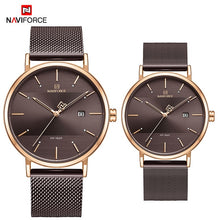 Load image into Gallery viewer, Watches NAVIFORCE Luxury Brand Watch Lover Set Analog Quartz Simple Wristwatch Waterproof Ladies Couple Clock Relogio Masculino