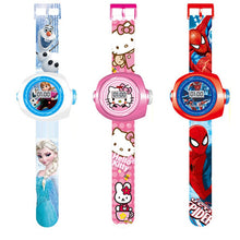 Load image into Gallery viewer, Kid Watches Spiderman Can The Projection Toys for Boy Girl Children Watch