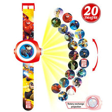 Load image into Gallery viewer, Kid Watches Spiderman Can The Projection Toys for Boy Girl Children Watch