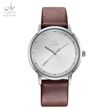 Load image into Gallery viewer, Shengke Men Women Fashion Lovers Couple Watches Leather Band Strap Watch Set Quartz Ladies Wristwatch Relogio Saat Reloj Montre