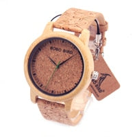 Load image into Gallery viewer, BOBO BIRD Watches Bamboo Couple Clocks Analog Display Bamboo Material Handcrafted Timepieces Wooden Watch Men Made in China
