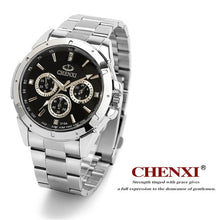 Load image into Gallery viewer, CHENXI Brand Quartz Watch Lover Top Luxury Gold Watches Men Clock Steel Women Wristwatch Couple Quartz-Watches Relogio Masculino
