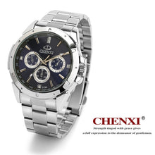 Load image into Gallery viewer, CHENXI Brand Quartz Watch Lover Top Luxury Gold Watches Men Clock Steel Women Wristwatch Couple Quartz-Watches Relogio Masculino
