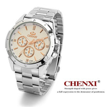 Load image into Gallery viewer, CHENXI Brand Quartz Watch Lover Top Luxury Gold Watches Men Clock Steel Women Wristwatch Couple Quartz-Watches Relogio Masculino
