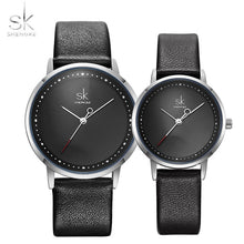 Load image into Gallery viewer, Shengke Men Women Fashion Lovers Couple Watches Leather Band Strap Watch Set Quartz Ladies Wristwatch Relogio Saat Reloj Montre
