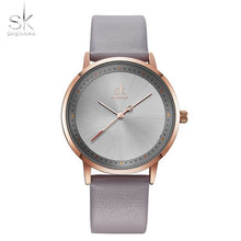 Load image into Gallery viewer, Shengke Men Women Fashion Lovers Couple Watches Leather Band Strap Watch Set Quartz Ladies Wristwatch Relogio Saat Reloj Montre
